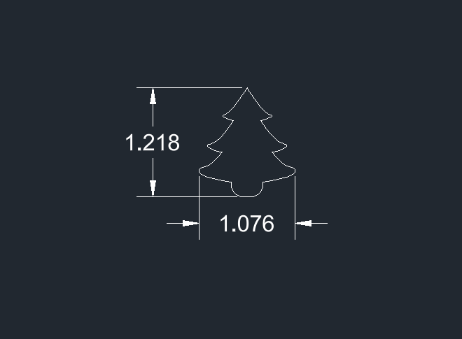Christmas Tree Earring