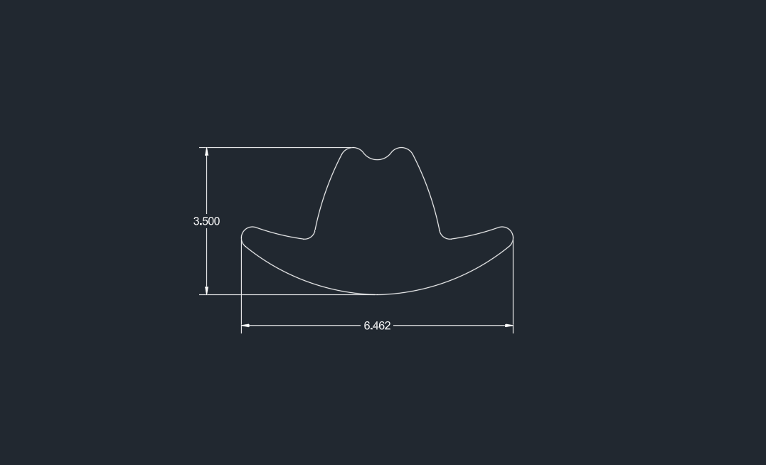 Cowboy Hat Coaster