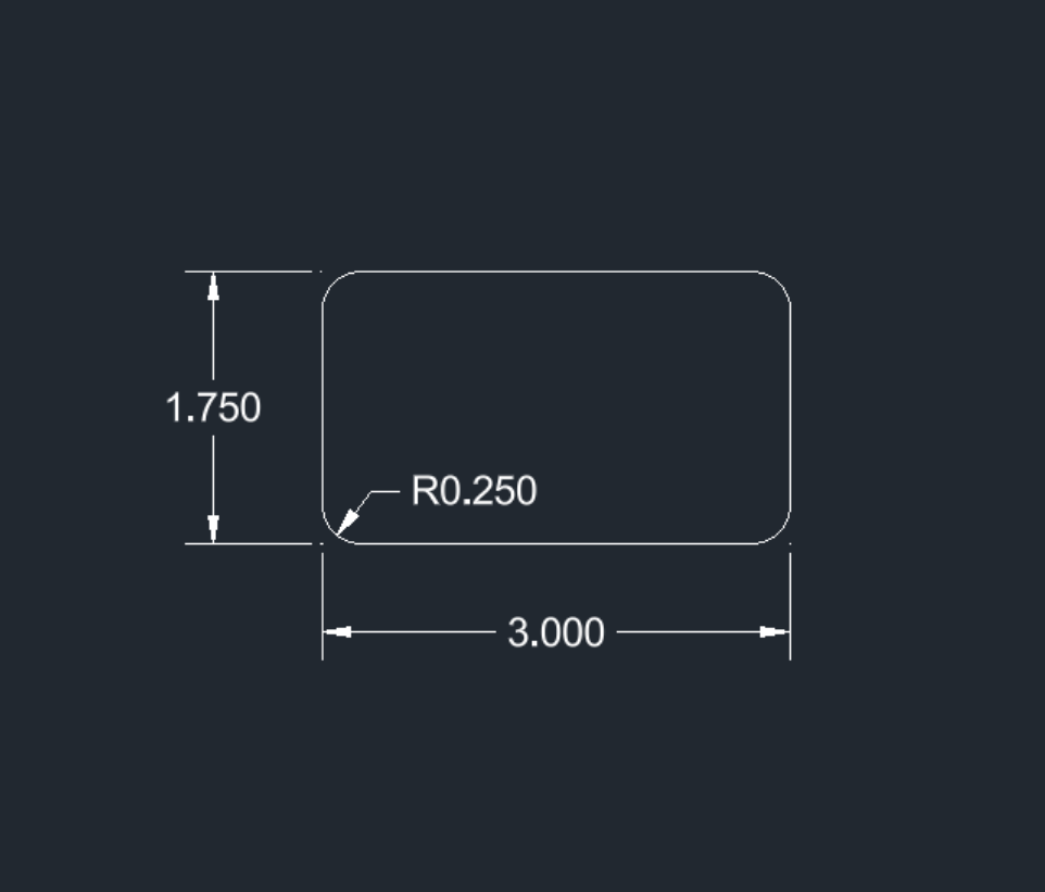 Hat Patch - Small Rectangle