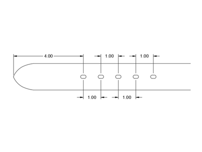 5 Oblong Billet End