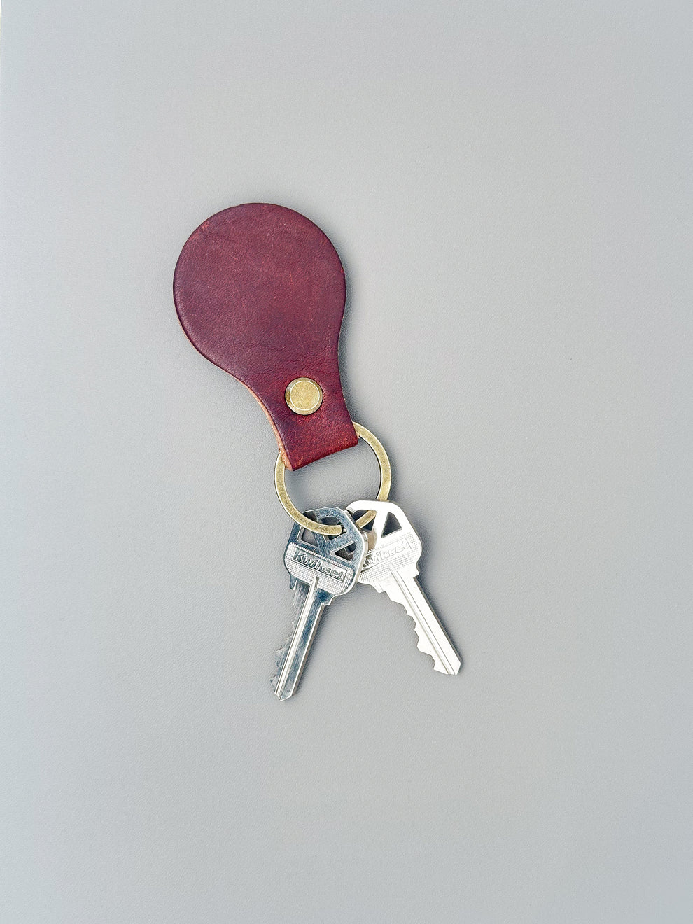 Round Fronted Key Round Key Fob – Ohio Clicker Die
